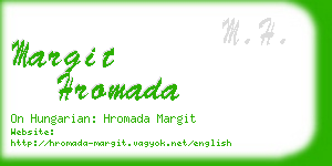 margit hromada business card